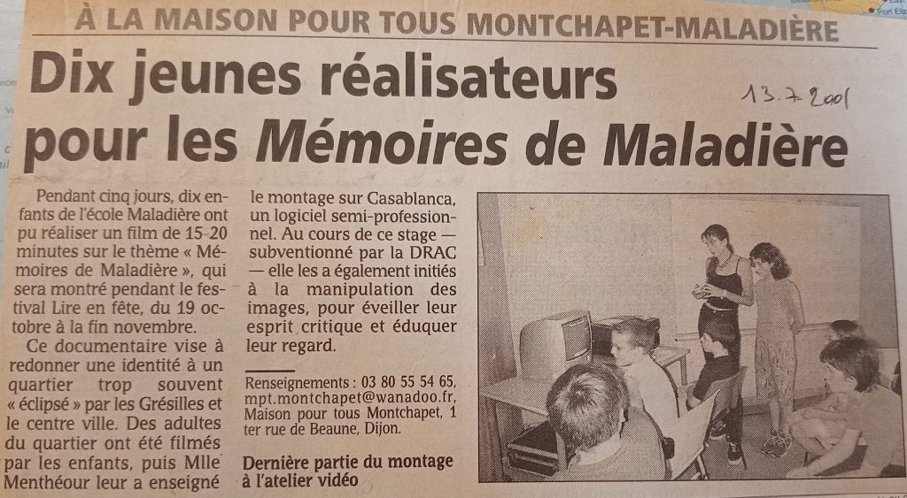 Mémoires de la Maladière